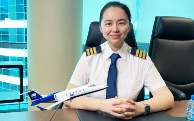 ASM Air Celebrates Nina Yinuo’s Remarkable Achievement in Achieving Lear60XR Initial Type Rating